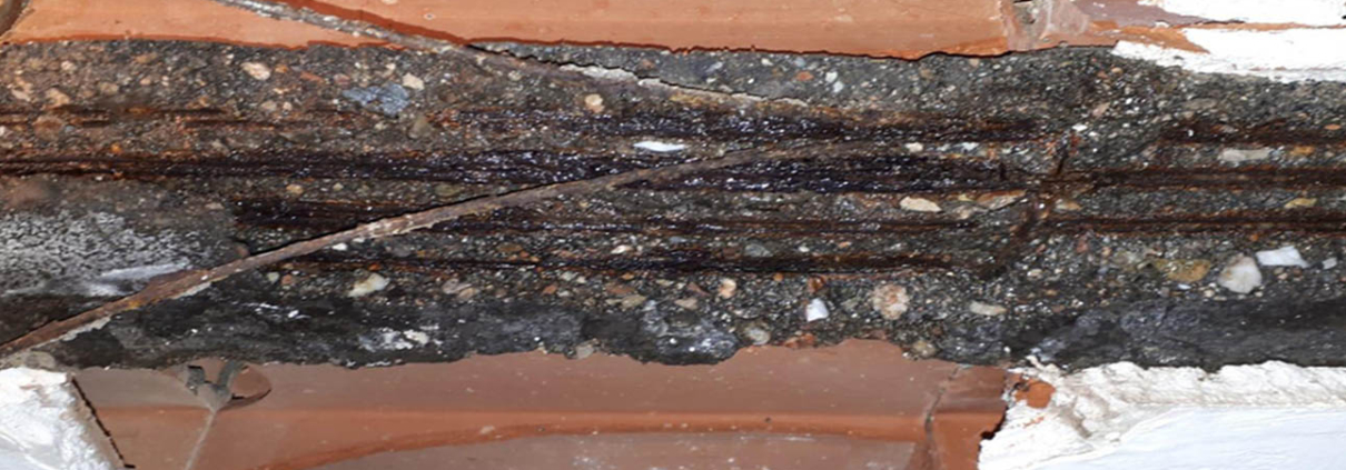 Que es la Aluminosis. Viga afectada