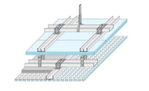 falso techo de aluminio en la construcción